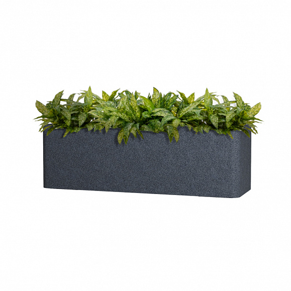 Кашпо TERRAFAKTURA Балконера 94х32х30 Базальт фото 1