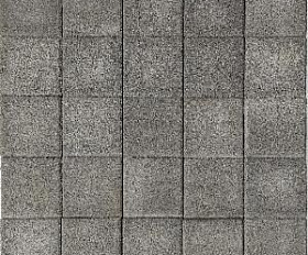 Тротуарная плитка Braer ЛУВР Квадрат 200х200х60 мм Гранит Серый