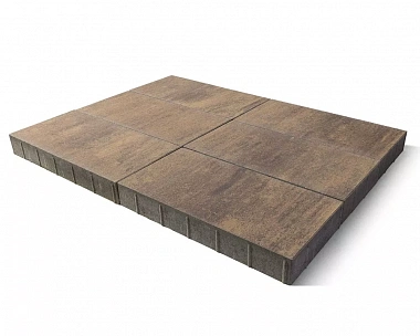 Тротуарная плита Cити Braer ColorMix 600*300*80мм Прайд
