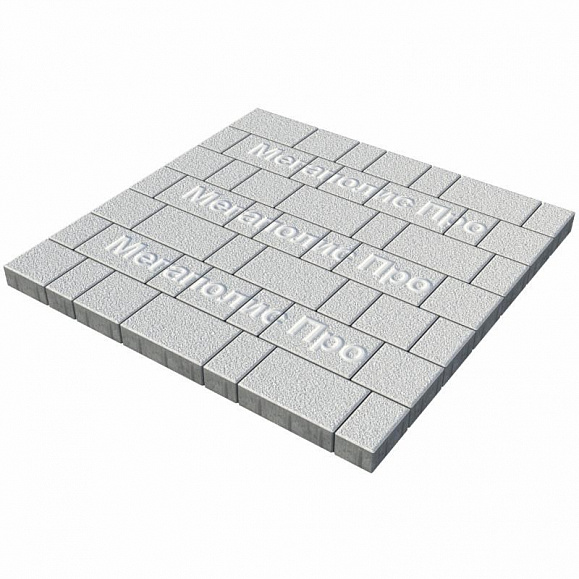 Тротуарная плитка Выбор Старый город А.1.Фсм.4 40 мм. Белый Гранит фото 2