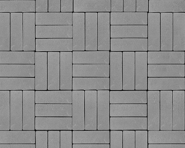Тротуарная плитка Artstein Паркет 60 мм Серый