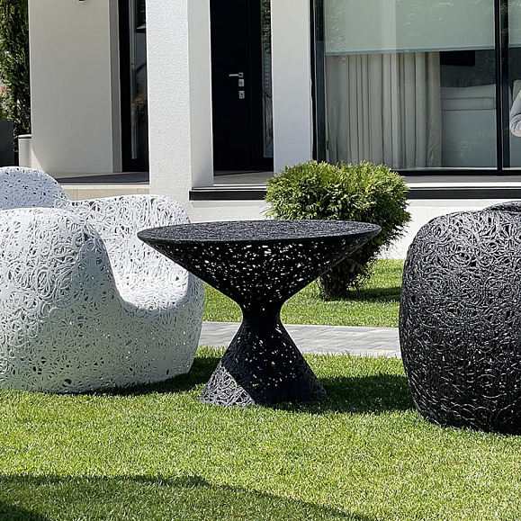 Кресло Vitgarden Stellar Chair Bianco из базальта, цвет белый фото 2