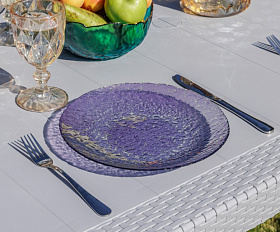 Обеденный стол July Royal Family из пластика, цвет светло-серый