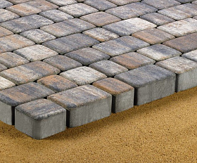 Тротуарная плитка 342 механический завод Классика ColorMix 60мм Карелия