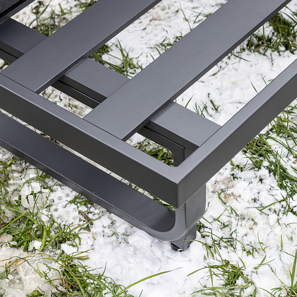 Лаунж-зона Adrian Royal Family с угловым диваном из алюминия фото 7