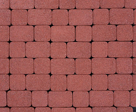 Тротуарная плитка Выбор Классико Б.1.КО.6 М Гранит 60 мм Красный