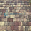 Тротуарная плитка Выбор Урико Б.1.УР.6 Листопад Осень Гранит