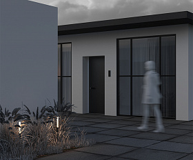 Ландшафтный светильник Flare Maytoni O487FL-L3GF3K цвет Графит