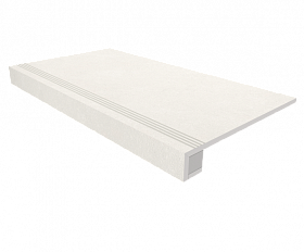 Комплект Керамогранитная ступень Estima LN00 33x120 см с бортиком + Подступенок 14,5х120 см