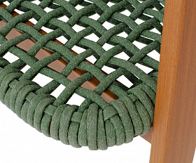 Амстердам плетеный стул из искусственного ротанга, цвет зеленый