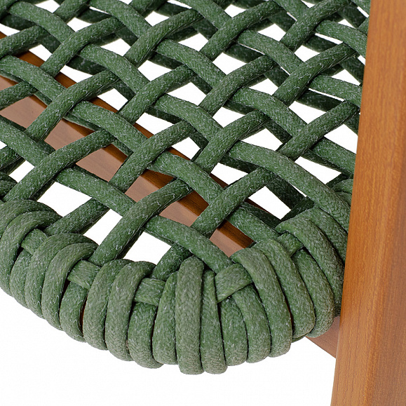 Амстердам плетеный стул из искусственного ротанга, цвет зеленый фото 5