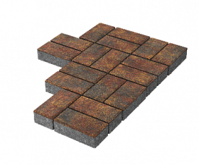 Брусчатка Stellard 200x100x80 мм Закат