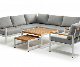 Лаунж зона из алюминия MAYA M белая Joygarden