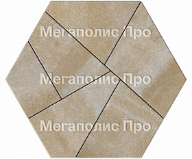 Тротуарная плитка Выбор Оригами Б.4.Фсм.8 80 мм Искусственный камень Степняк