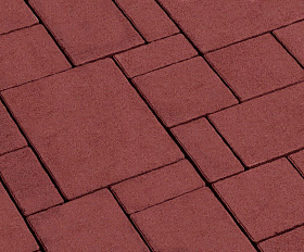 Тротуарная плитка 342 Механический завод Бавария 60мм Красный