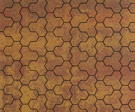 Тротуарная плитка Выбор Трилистник В.7.Ф.10 100 мм Листопад Осень