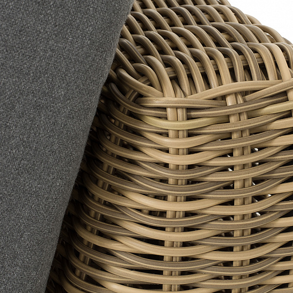 Капри модуль диванный угловой с подушками, цвет соломенный фото 5