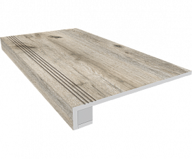 Комплект Керамогранитная ступень Estima DA03 33x120 см с бортиком + Подступенок 14,5х120 см