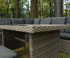 Комплект мебели Zorro Royal Family из искусственного ротанга, цвет серый