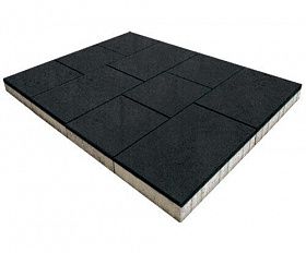 Тротуарная плита Artstein Инсбрук Ланс 60 мм Черный