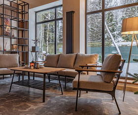 Лаунж-зона Oliver Royal Family алюминий, цвет антрацит