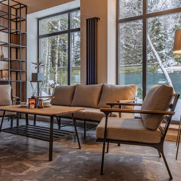 Лаунж-зона Oliver Royal Family алюминий, цвет антрацит фото 3