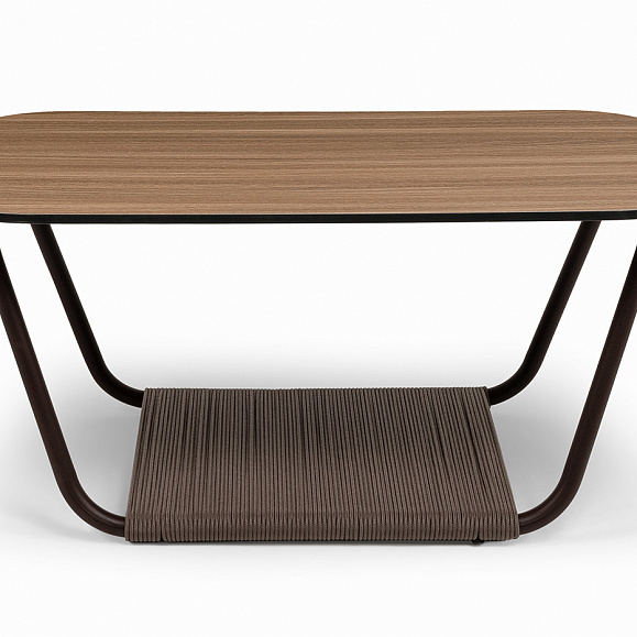 Гранада журнальный стол 90х60см из HPL, цвет дуб фото 2