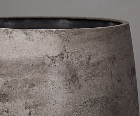 Кашпо Concretika Upon D65 H55 Concrete Grey Dark
