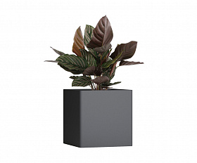 Кашпо Concretika Qadro 50x50x50 Marengo