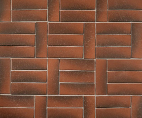 Клинкерная брусчатка ЛСР Оксфорд Лонг 250х80х50 мм, умбра