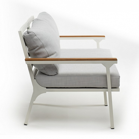 Диван из алюминия CONCORDE 3-х местный белый Joygarden фото 6