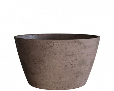 Кашпо Concretika Bowl D80 H45 Smokey Grey