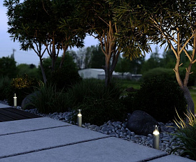 Уличный светильник Elektrostandard Hidden 35166/S серый