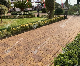 Тротуарная плитка Выбор Антик Б.3.А.6 60 мм Осень Гранит