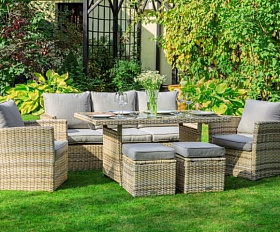 Комплект мебели Zoya Royal Family из искусственного ротанга, цвет бежевый