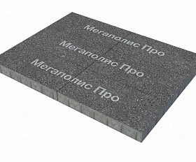 Тротуарная плита Фабрика Готика 600х300х60 мм Ильменит FINERRO