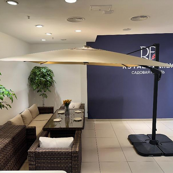 Зонт Sky Royal Family квадратный в комплекте с базой фото 1