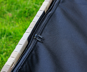 Сундук для хранения Karl 120 Royal Family из искусственного ротанга c колесиками, цвет бежевый