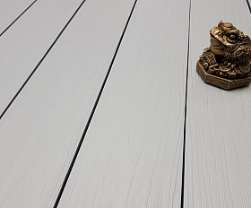 Террасная доска ПРАКТИК КОЭКСТРУЗИЯ Моноколор 4000 или 3000х147х24 мм, цвет Кварц