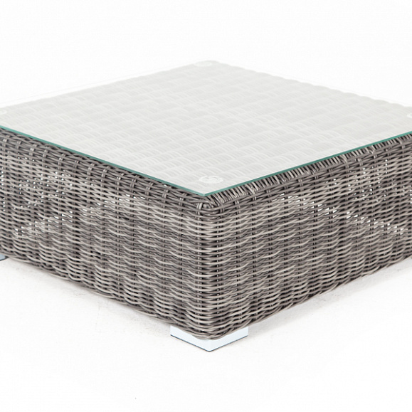 Лунго журнальный столик плетеный, цвет графит фото 1