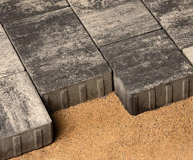 Тротуарная плитка 342 Механический завод Новый Город ColorMix 60мм Арктика