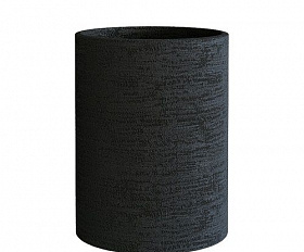 Кашпо Concretika Cylinder D40 H80 Erosia Black
