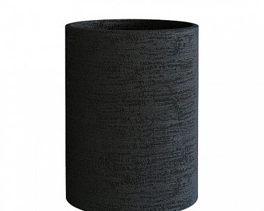 Кашпо Concretika Cylinder D40 H80 Erosia Black