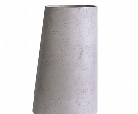 Кашпо Concretika Duet D41 H82 Concrete White