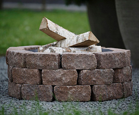 Кострища Старый город Concretika, 60 см х 3 ур. кладки