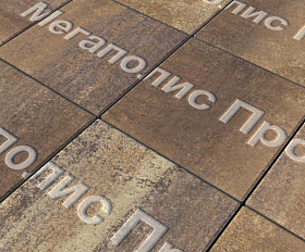 Тротуарные плиты Выбор Квадрат Б.1.К.8 300х300х80 мм Листопад Мокко