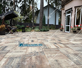 Тротуарная плитка Выбор Грандо Б.9.Фсм.6 60 мм Листопад Песчаник