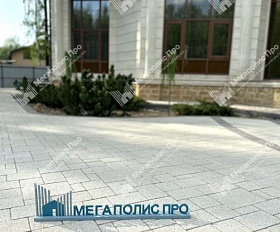 Тротуарная плитка 342 Механический завод Бавария 60мм коллекция Гранит цвет Антаро