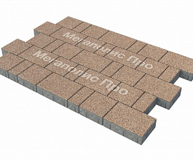 Тротуарная плитка Фабрика Готика Новый Город 60 мм Голд 15