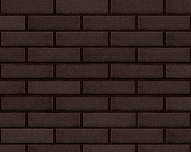 Клинкерная фасадная плитка KING KLINKER Dream House Вулканический черный (18) гладкая RF10, 250х65х10 мм